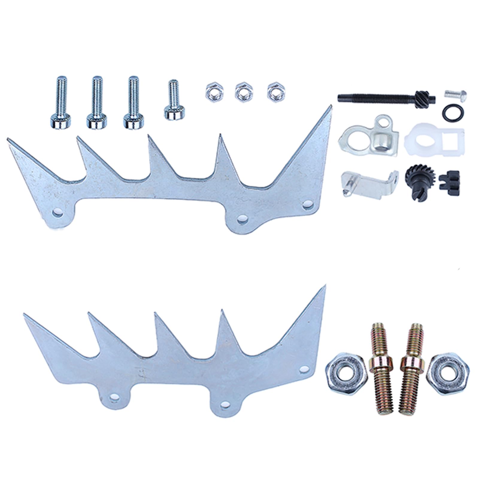 Gubeter 2Pcs Chain Adjuster Tensioner Bumper Spike Bar Kit, For Stihl Ms660 Ms460 Ms440 066 064 046 044 Chainsaw Part, 1122 664 0503, 1122 664 0508, 11270071003