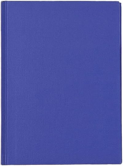 nu: A4 Casebound Manuscript Notebook 96 Sheets Blue Office Range
