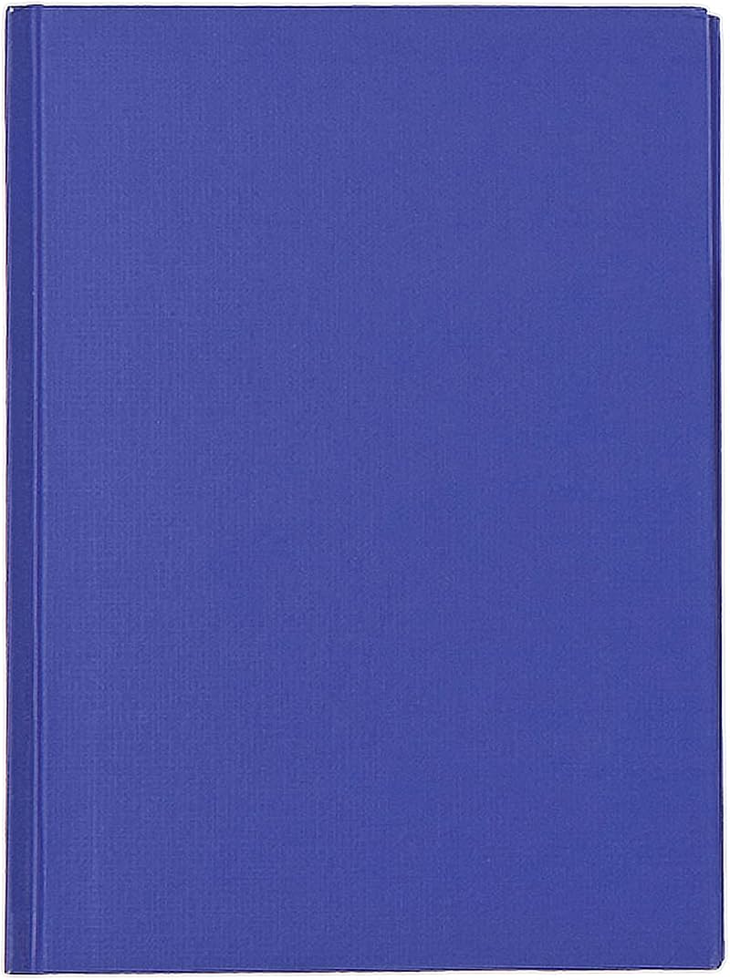 nu: A4 Casebound Manuscript Notebook 96 Sheets Blue Office Range