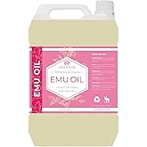 Leven Rose Emu Oil 32oz bulk, 100% Pure Natural Hair Strengthener Anti Aging Skin Moisturizer