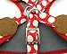 SMALLLEE_LUCKY_STORE CWYP00068-Red-S New Soft Mesh Nylon Vest Pet Cat Small Medium Dog Harness Dog Leash Set Leads ,Red , S