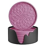 ME.FAN Silicone Coasters with Holder,[6
