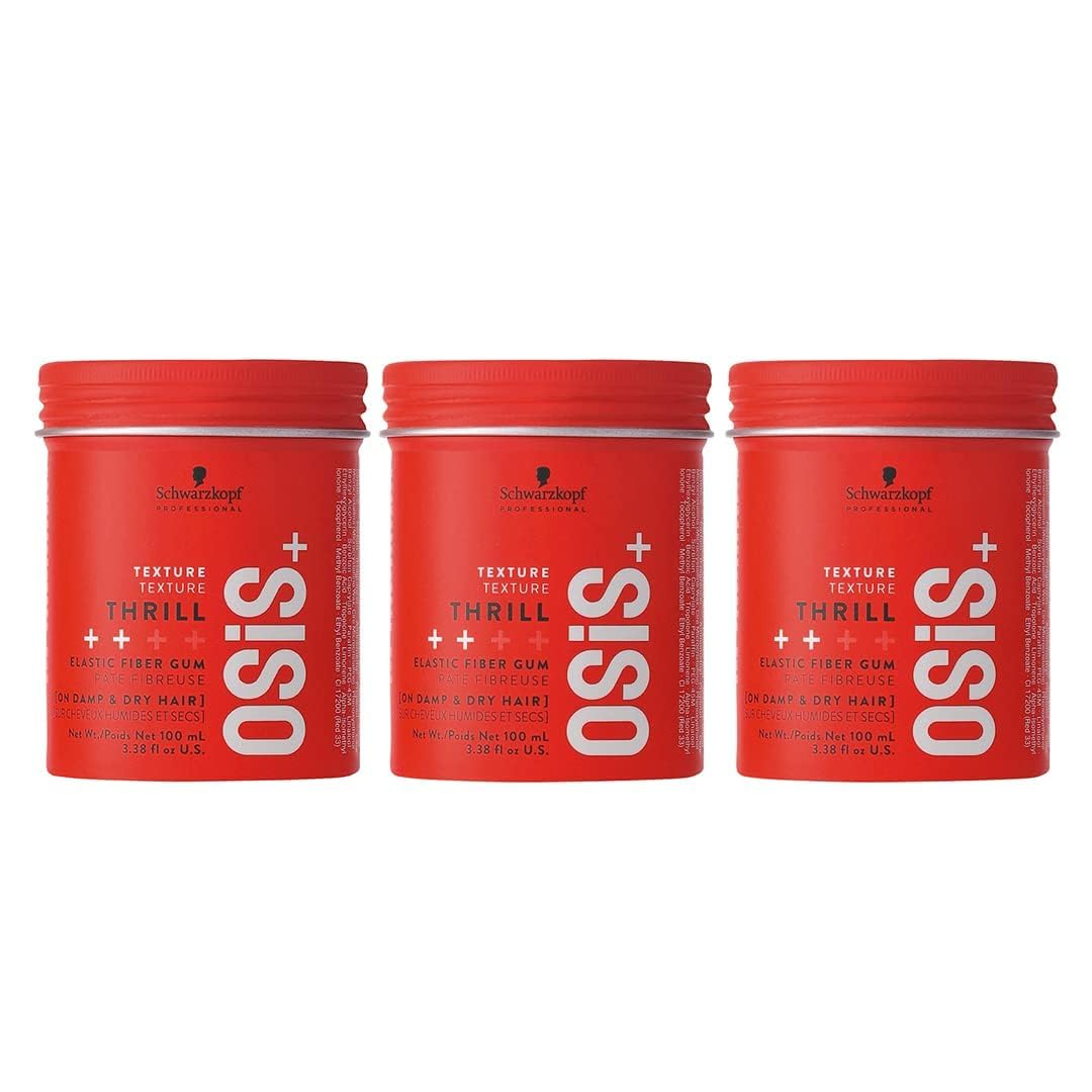 SCHWARZKOPF OSIS+ Texture Thrill Fibre Gum 3x 100ml = 300ml