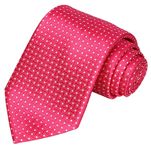 Pink Paisley Tie Set | Men's Paisley Necktie + Pocket Hanky In Bellini