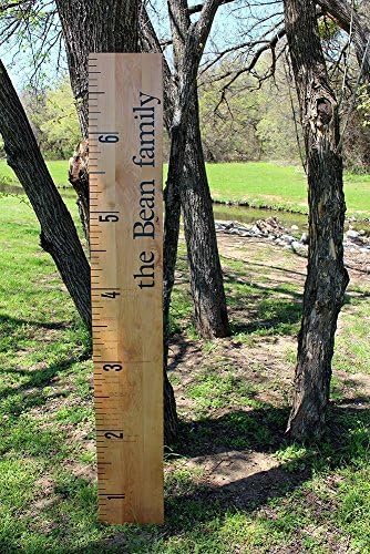 6' Wooden Growth Chart Ruler Oversized Wall Art – Personalized – New Mom's Gift, Teacher Gift, Measure Your Kid's Height