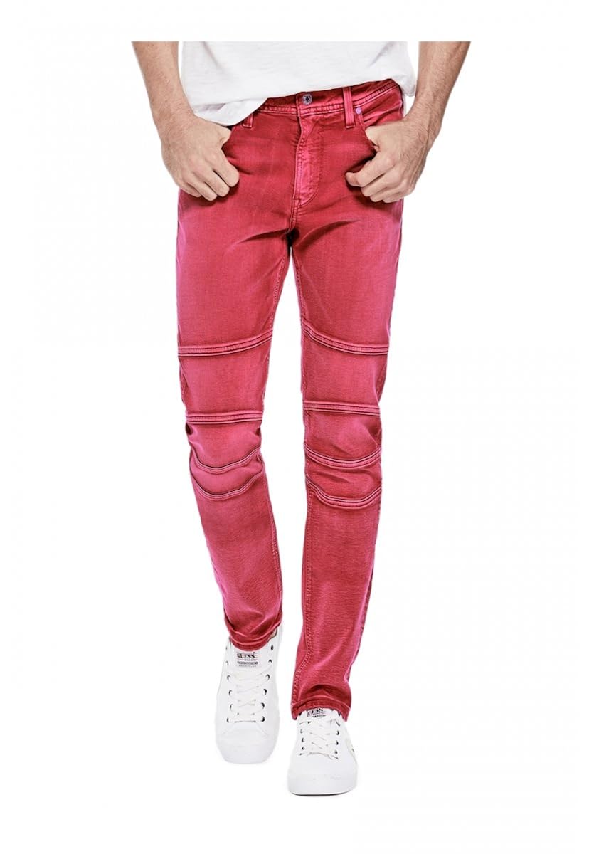 pink moto jeans
