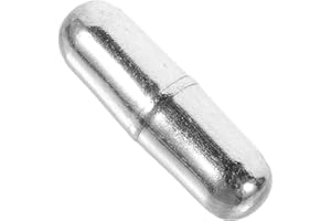 Magnetic Stirrer Metal Bar Stainless Steel Stirring Mixer Laboratory Equipment Capsule Rotor(2pcs)