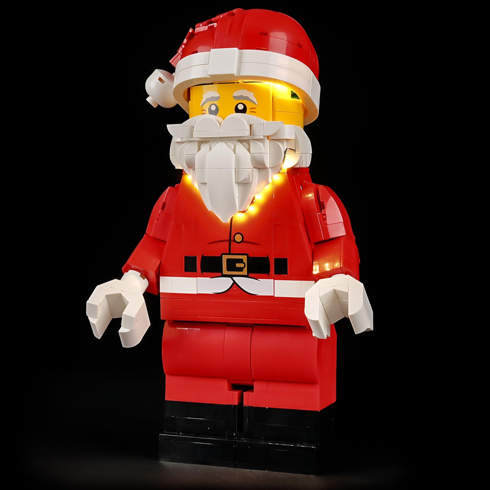 YEABRICKS LED Light for Lego-40820 minifigures Up-Scaled Santa Minifigure Building Blocks Model (Building Set NOT Included)