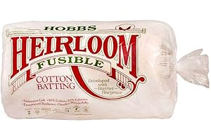 Hobbs Batting Heirloom Premium Fusible Cotton Blend 45in x 60in