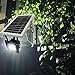 Huanlemai Upgraded Solar Lights Outdoor with Motion Sensor Detector 5200mAh LED Wall Flood Light Waterproof Security Lighting Nightlight for Garden Landscape Driveway Fence Deck Yard Stage Pathway