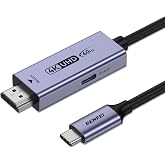BENFEI HDMI to USB C Cable 6 feet 4K@60Hz, Unidirectional HDMI (Source) to USB-C (Display) Adapter for MacBook, Steam Deck, PS5/4, Nintendo Switch, AR/XR, Portable Monitors