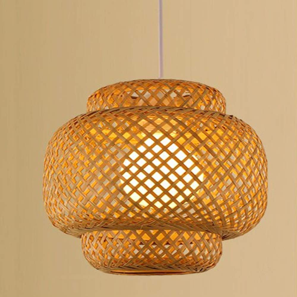 Bambus Wicker Rattan Shade Cap Deckenleuchte Kreative rustikale