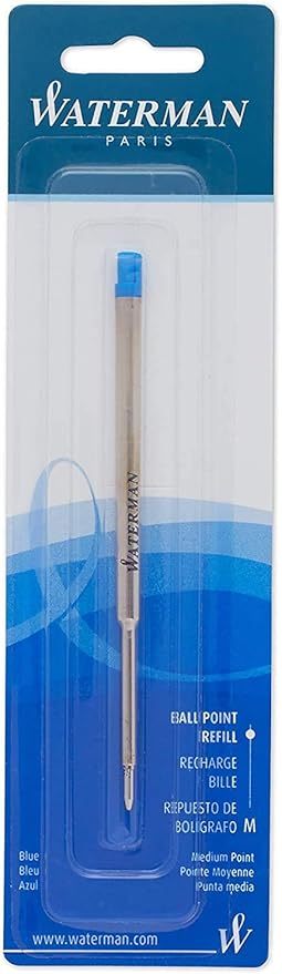 Amazon ウォーターマン 筆記用具 ボールペン替芯 ブルー M ボール径1 0mm S 詰め替えインク 文房具 オフィス用品