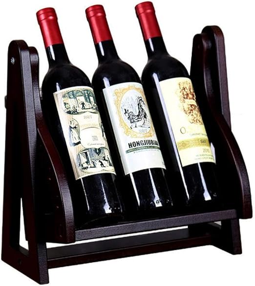 XY-YZGF - Botellero de madera para vino, ideal para decoración del