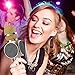 ESHISHANG Multi Magic Karaoke player Portable Wireless Bluetooth Microphone with Mic Speaker Condenser Fashion Home Mini Karaoke Player KTV Singing Record for Apple Samsung iPhone Smart Phone (Gold)