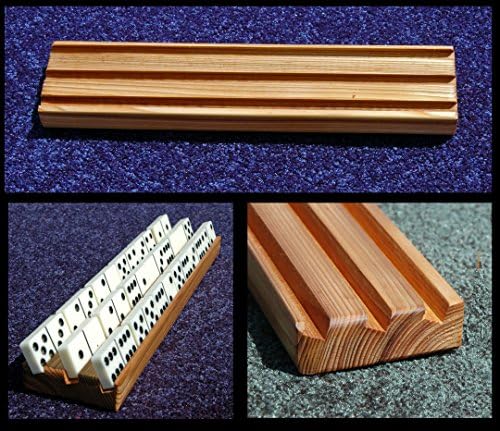 4 pack of Domino Holders for Mexican Train and other Domino Games