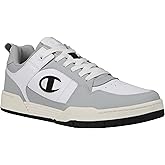Champion Men's Arena Lo Sneaker, White/LT Grey/Chalk, 7.5