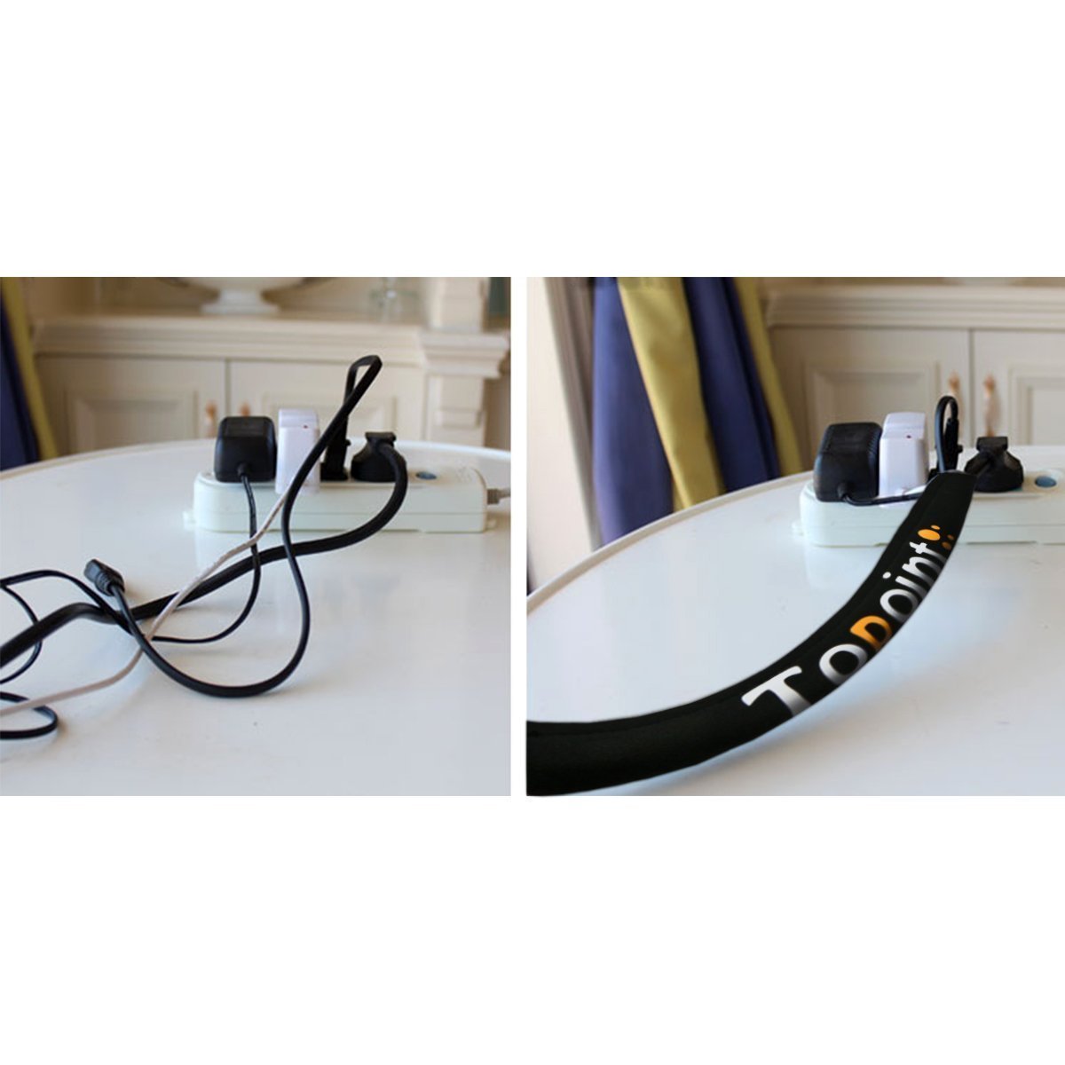 Topoint® Kabelkanal Organizer Management-Set, 4 Stück 19 \