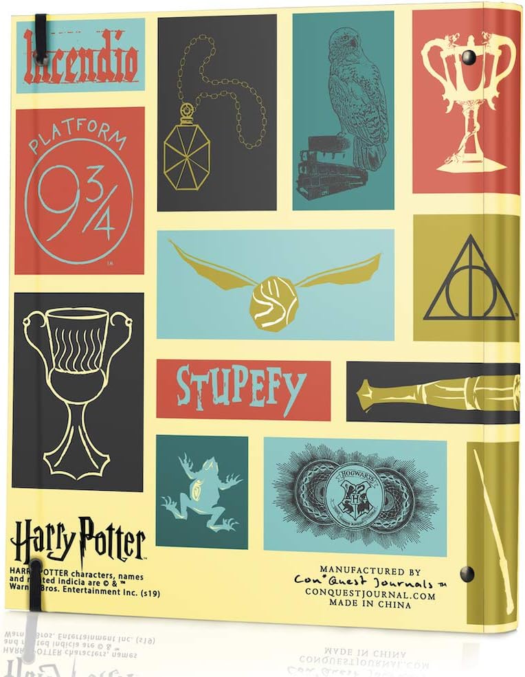 Conquest Journals Harry Potter Hogwarts Icons Binder : Office Products