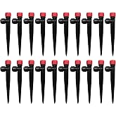 Red Drip Stream Emitter (20 pcs), Suitable for Irrigation Systems
