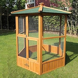 Pets Imperial® Voliera Esagonale in Legno - immagine 4