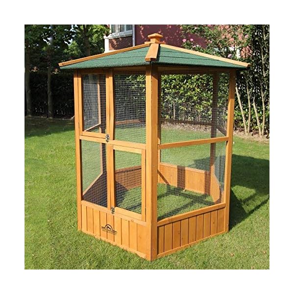 Pets Imperial® Voliera Esagonale in Legno