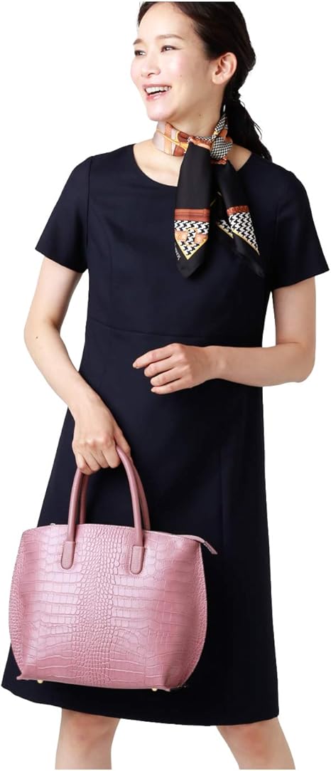 Amazon Co Jp ニューヨーカー ワンピース ウール シルク ドビー ウエスト 切り替え 半袖 服 ファッション小物