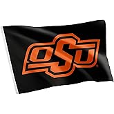 Desert Cactus Oklahoma State University OSU Flag - 3 x 5 Feet Cowboys Banner, Indoor/Outdoor Durable Fabric, 100% Polyester Design (Style 3)