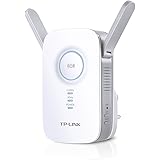 TP-Link AC1200 Universal Mini Dual Band Range Extender, Broadband/Wi-Fi Extender, Wi-Fi Booster/Hotspot with 1 Gigabit Port and 2 External Antennas, Built-in Access Point Mode, UK Plug (RE350)