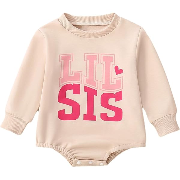 65% Coton 35% Polyester Tenue Assortie Grande Sœur Petite Sœur