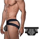 Meshal Sheer Men's Bikini Briefs Silky Smooth Sexy Seamless Lingerie See Through Bulge Ball Pouch Underwear