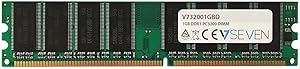 V7 V732001GBD 1GB DDR1 400MHZ CL3 Non ECC DIMM PC3200 2.5VLEG Internal Memory