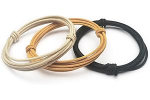 MAXCHEER Cloth-Covered Waxed Vintage-Style Pushback Guitar Wire, 15 Ft,(5-White/5-Black/5-Yellow) Pushback Wire for Electric Guitar Upgrades Kits