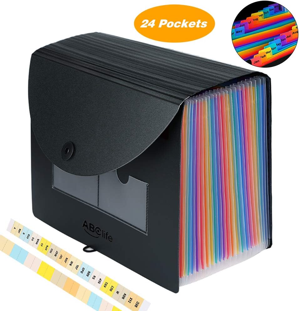 Works on Legal Size and Letter Size/Home Paper Organizer Bag Expanding