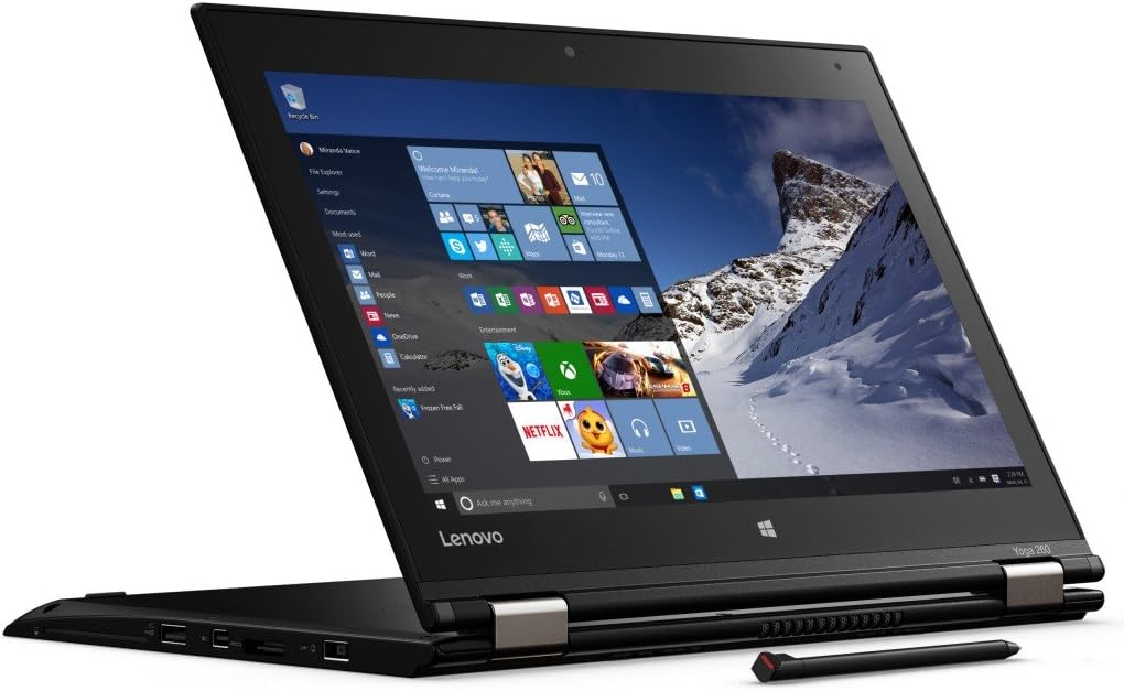 Lenovo Yoga 260 Business Convertible - 20FD002HUS (12.5” FHD, Intel Core i5-6300U 2.4GHz, 8GB DDR4, 256GB SSD, Fingerprint Reader, Windows 10 Pro 64)