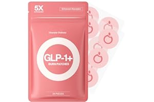 SMALIYA GLP1 Patches,5X Stronger Formula,12 Hour Hunger Management,Berberine、Pomegranate、Green Tea & L-Glutamine,New & Improved Kind (1)