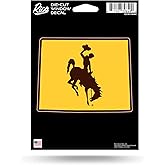 Wyoming Cowboys Decal - 5" x 6" Decal - State Shaped Decal