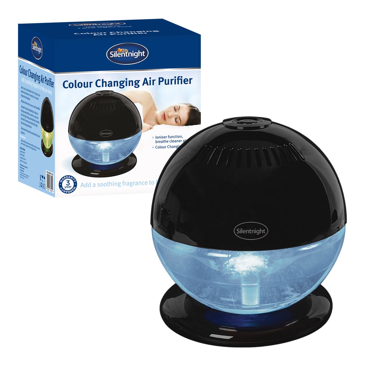 Silentnight 38120 Air Purifier and Diffuser, 14 W, Black Amazon.co.uk