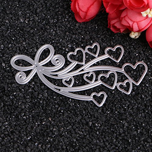 Metal Cutting Dies Heart Paper Cutting Dies Stencil Frame Metal Template DIY Card