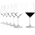 Stölzle Lausitz Red Wine Glasses Set of 6 (REVOLUTION). Dishwasher Safe, Lead-free Crystal Red Wine Glasses (16.5 fl oz). Shatter-Resistant Elegant Wine Glasses - Genuine Stölzle Wine Glass Set