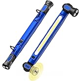 MechaniLite Work Light,3000LM LED Magnetic Light bar 5200mAh Under Hood Light with Hooks, Portable Magnetic Rechargeable Cord