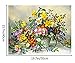 Katosca DIY Oil Paint by Number Kits Mixed Flower Drawing on Canvas Art Craft Wall Decor for Adults 16x20inch