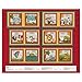 When I Am Big 36in Whimsical Animal Book Panel Red Fabric