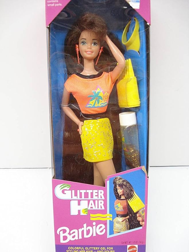 Glitter Hair Barbie Amazon.co.uk Toys & Games