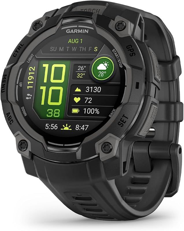 Instinct 3, 45mm Smartwatch GPS Ultra Resistente, Black