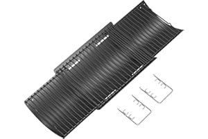 MixRBBQ 23" to 34" Universal Ash pan with 2 Fire Hanger for Chargriller Charcoal 1224, 1324, 2121, 2222, 2727, 2828, 2929, Charbroil 17302056 Oklahoma Joe Charcoal Ash Pan, Grill Replacement Part