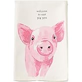 Mud Pie Farm Dish Towels (Pig)
