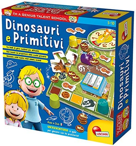 Liscianigiochi Little Genius Talent School Dinosaurs and apes Multicolour, Multicolor