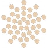 SATINIOR 50 Pairs (100 Pieces) Nipple Covers Disposable Pasties Breast Covers Self Adhesive No Show Bra for Women