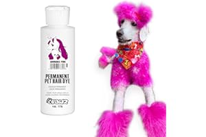 OPAWZ Permanent Dog Hair Dye, Pet Hair Dye Safely Used by Grooming Salons for a Decade, Pet Safe Dye Lasts Over 20 Washes, Bright Color for Dogs and Horses (Adorable Pink)
